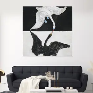 [UNFRAMED POSTER] The Swan No 1 Poster Complimentary Delivery Premium Luster Photo Paper Thickness Vibrant Colors Long Lasting Poster Print Available in Multiple Sizes