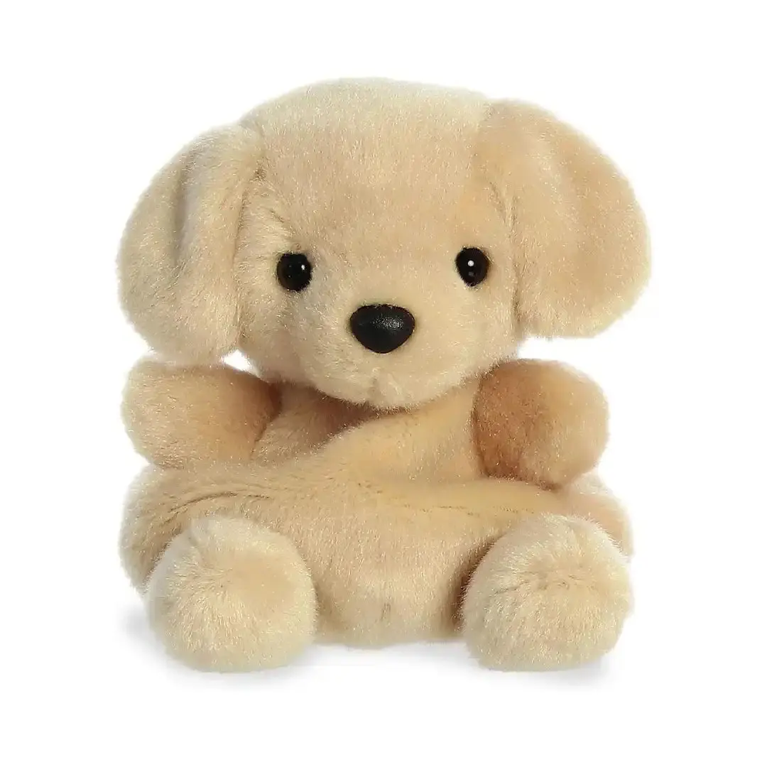 Aurora Palm Pals 5" Sunny Lab Bean Plush - Bean Pellet Filling, Stable Design, Cute Collectibles, Animal Plush, Cuddly Toy, Cute Character Toy, Kids Gift, Adorable Decor, Mini Animal Figure, Animal Plush Stuffed Toys