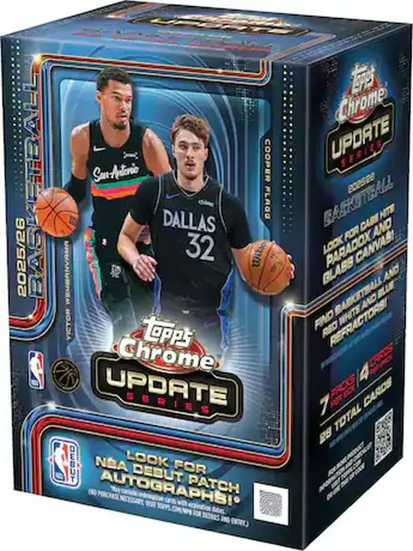 2025-26 Topps Chrome Updates Basketball - (3x) Value Box