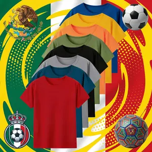 Boys'  Loose-Fit T-Shirt 8-Piece Set — Breathable Mesh, Quick-Drying Athletic  featuring Solid Colors with Side Stripe Designs. A Durable, Washable Multi-Pack Ideal for Outdoor Wear; Suitable for Ages 4 to 18. summer top casual round neck short sleeve boy