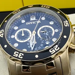 NEW Invicta Men's Pro Diver Scuba Chronograph Stainless Steel Black Dial Watch!! NEW Invicta Men's Pro Diver Scuba Chronograph Stainless Steel Black Dial Watch!!