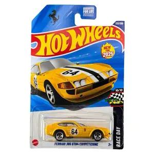 Hot Wheels Ferrari 365 GTB4 Competizione Yellow Mainline 222/250