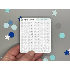 Mini Media Icon Stickers