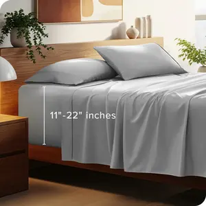 Bare Home 22 Inch Extra Deep Pocket Sheet Set