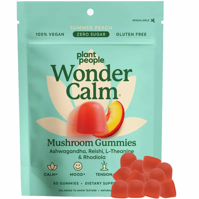 WonderCalm Mushroom Gummies - Dietary Supplement for Wellness - Healthcare