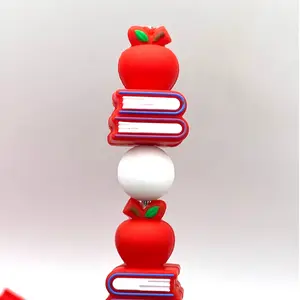 I Picked a Good One 3D Silicone Focal Beads | Reading Teacher Beading DIY Craft