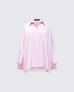 Hesper Pink Box Cut Shirt