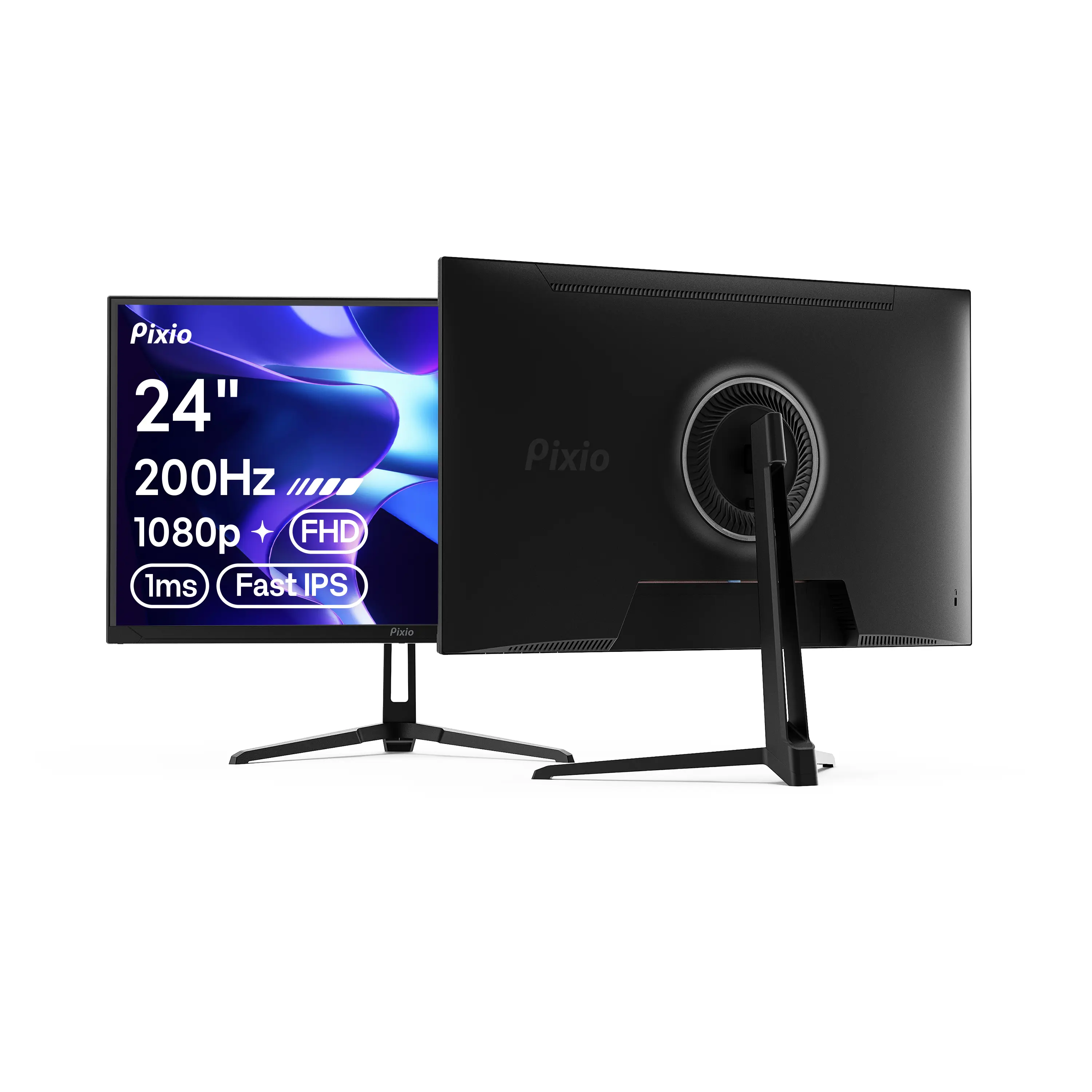 Pixio PX248 Wave 24 inch 200Hz Refresh Rate FHD 1080p Resolution Fast IPS Panel 1ms GTG Response Time Gaming Monitor with Adaptive Sync Pixio PX248 Wave 24 inch 200Hz Refresh Rate FHD 1080p Resolution Fast IPS Panel 1ms GTG Response Time Gaming Monitor with Adaptive Sync