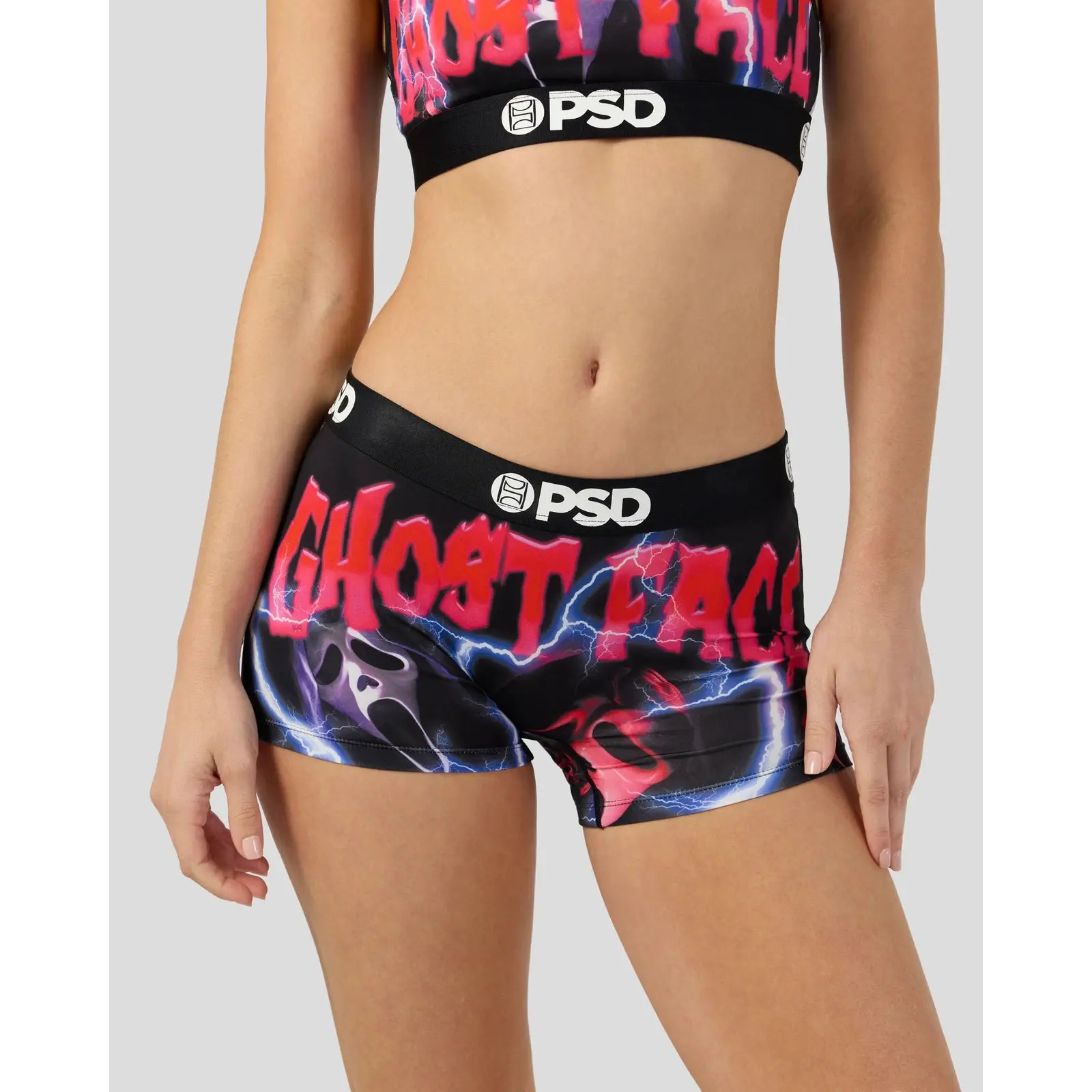 PSD Womens Ghostface Hype Boy Short Underwear - Comfortable, Breathable, Ultra-light Fabric PSD Womens Ghostface Hype Boy Short Underwear - Comfortable, Breathable, Ultra-light Fabric