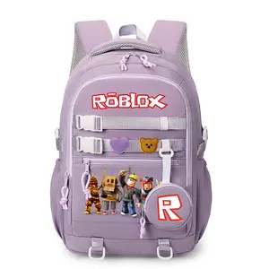 2026 New ROBLOX  Game Peripheral Casual School Bags Burden-Reducing Spine Protection Backpack