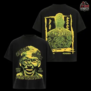 Charles Oliveira Do Bronx Graphic Tee UFC Ultimate Fighting Championship Short Sleeve Crew Neck Soft Cotton MMA Shirt for UFC & Sports Fans American Made Fightwear