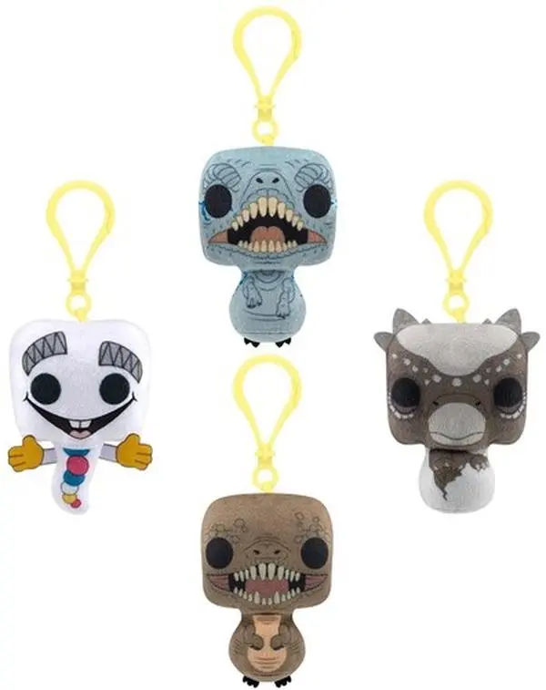 Funko Plush Keychain: Jurassic Park (One Random Keychain Per Transaction)  [COLLECTIBLES] Keychain, Plush, Collectible