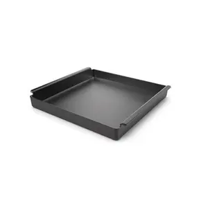 Ninja 8091534 13.28 x 12.38 in. Woodfire Cast Iron Baking Pan, Black