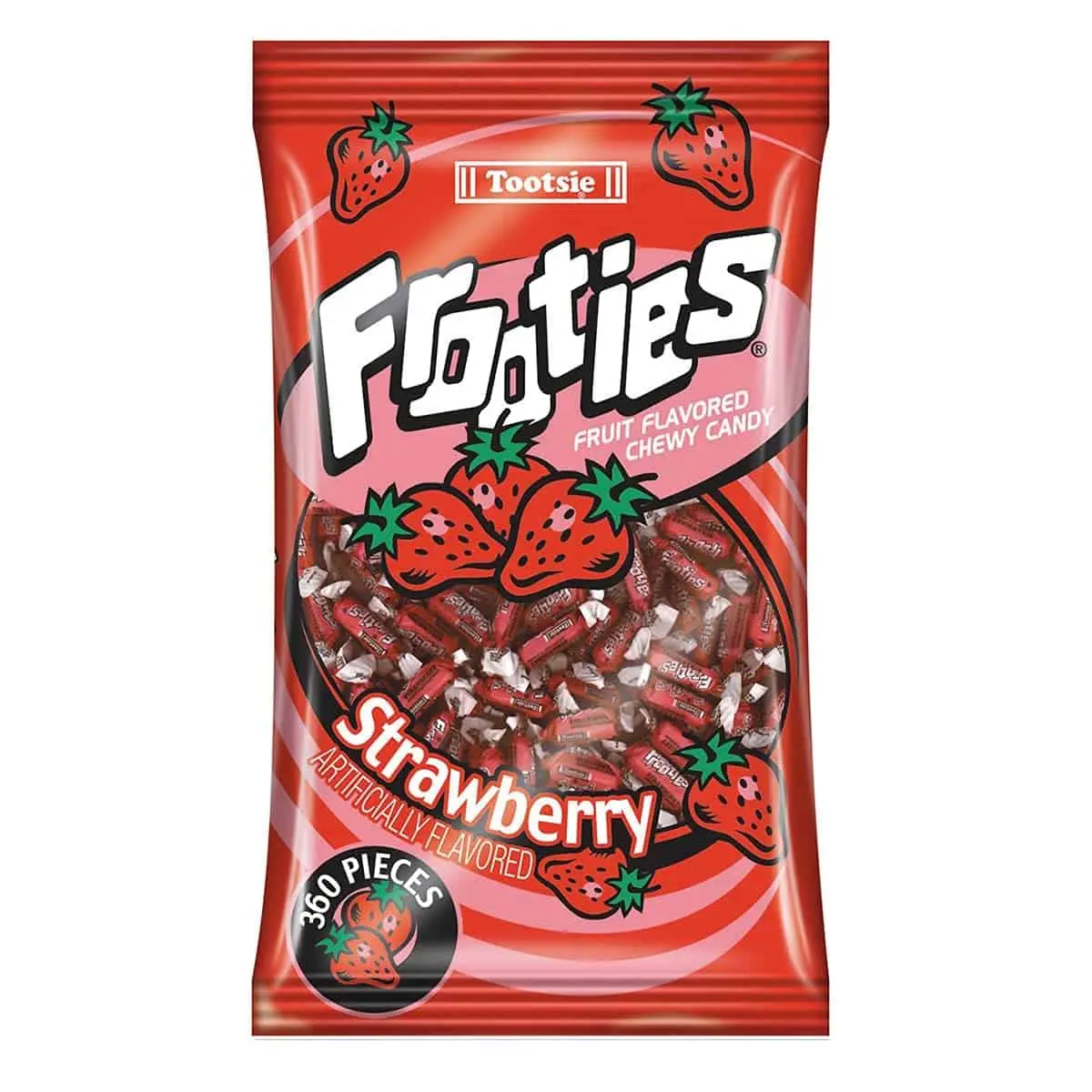 Tootsie Roll Chewable Miniature Edible Candies, 360-Piece Party Snacks for Youth, 38.8 oz Snack Bag, Contains Soy
