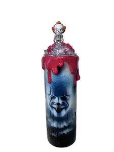 Glow in the dark penny wise tumbler with lid topper drinkware