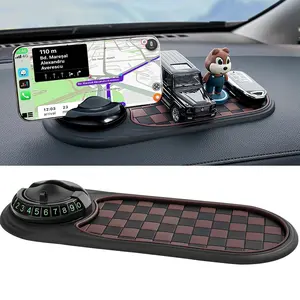 Universal Anti-Slip Car Phone Holder, Multi-Functional Dashboard Organizer, Durable and Stable Design, Car Mount Dashboard, Perfect for Phones Accessories Essentials