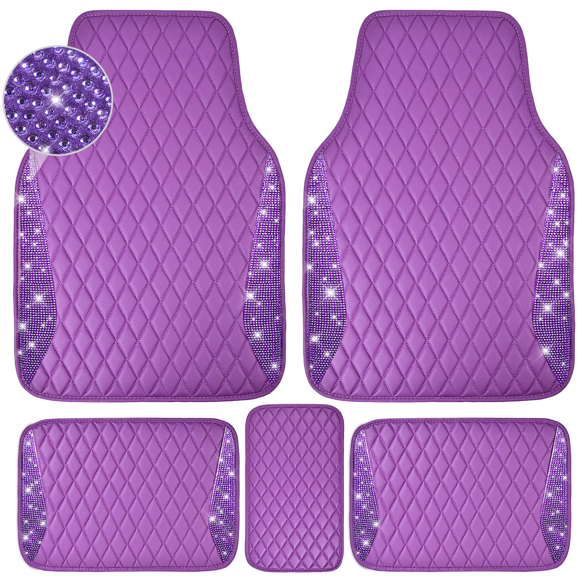 Purple Leather Diamond