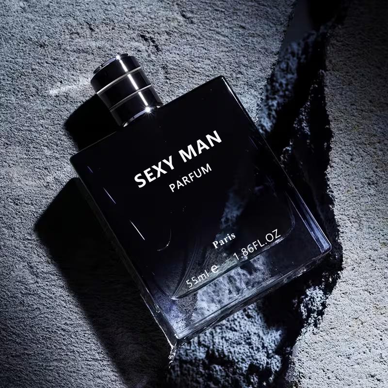 Men’s Ocean Fragrance, Luxury Perfume, 55 ml, Ocean Notes, Woody Aromatic Notes, Amber and Ebony, Signature Scent, EDP Spray, The Perfect Gift for Him