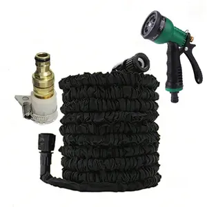 New Watering Spray Head, Home Gardening & Ground Cleaning Tool, High Pressure Car Wash Kit, Extensible Hose Connector Set, Expandable Garden Hose