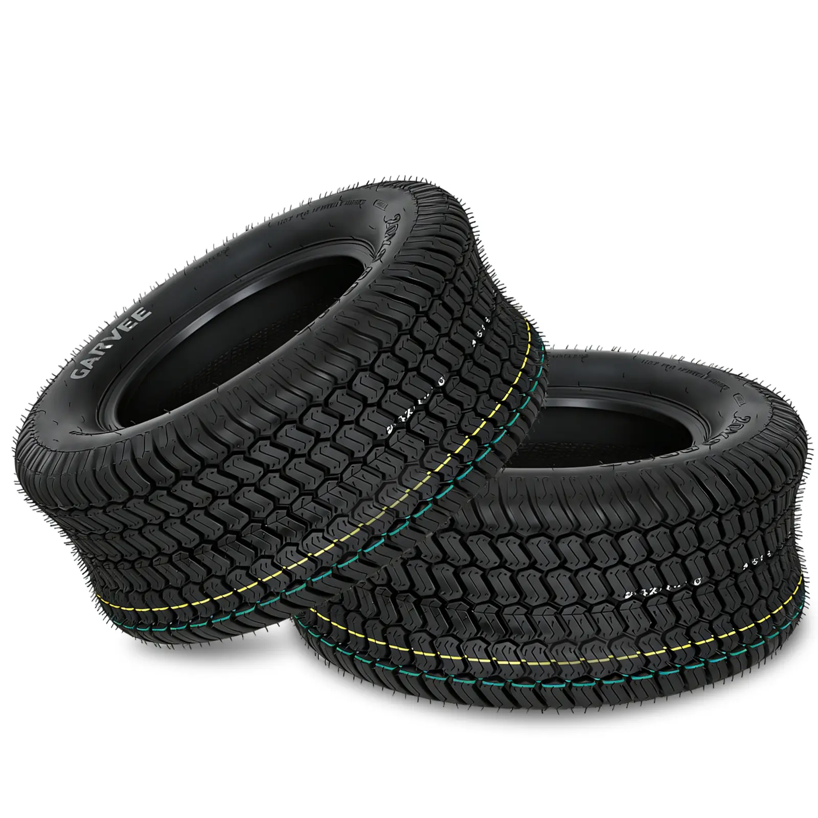 New Upgraded 2pcs 20x8-10 20x8.00-10 4PR Lawn Mower Tires 20x8.00-10 Tractor Turf Tire 20x8.00x10 Tires 4PR Ply Tubeless Set of 2, Widely Used On Many Kind of Lawn Mower, Riding Lawn Mower, Lawn Tractor...