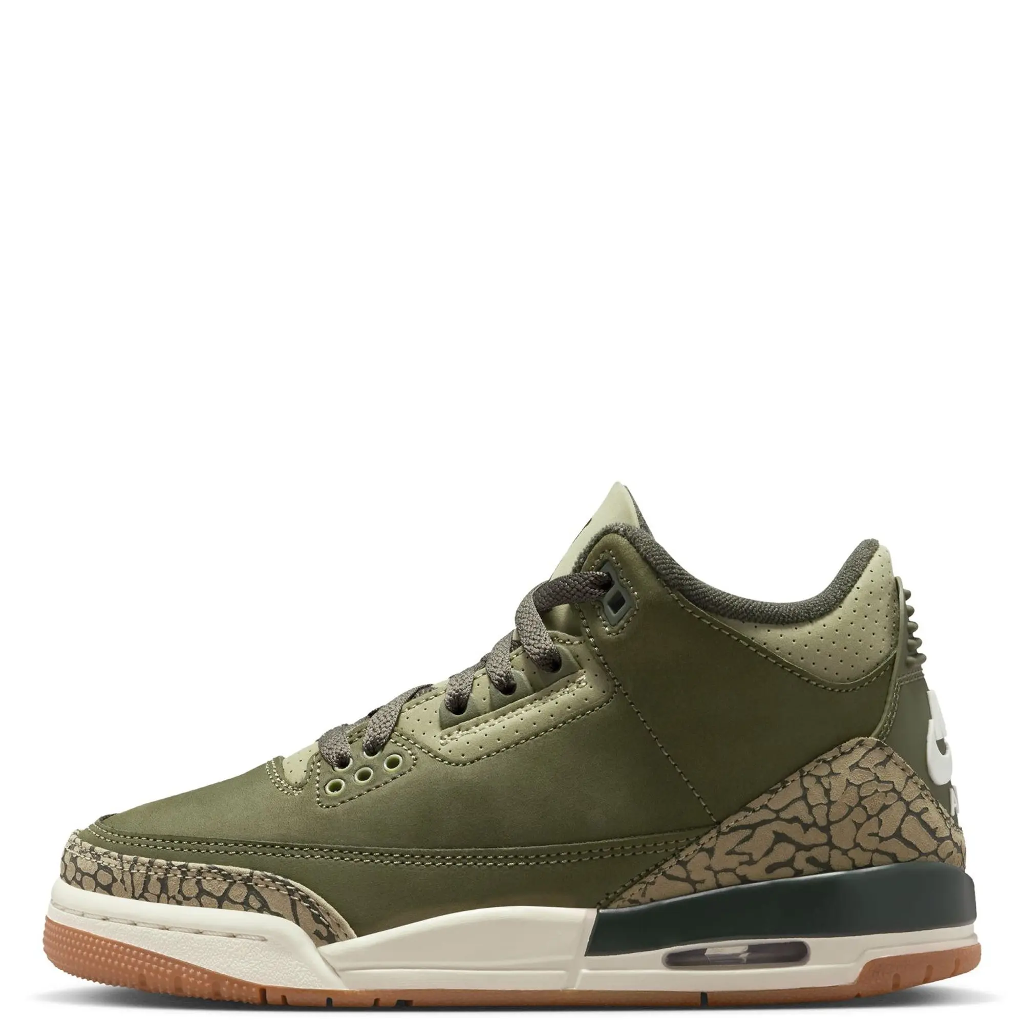 Youth Jordan 3 Retro Medium Olive/Sequoia (DM0967 202) (GS)