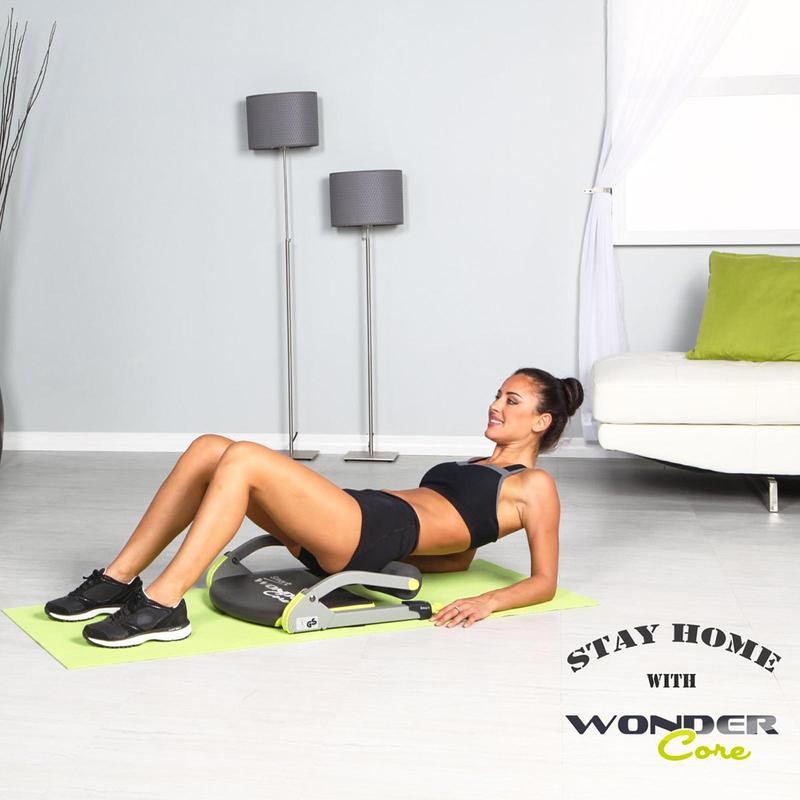 Wonder Core Sit-Up Exercise Equipment, Ab Crunch Machine Roll-up Machine, Abdominal Workout Machine for Home Gym, Core Ab Exercise System Trainer Quality Of an Authentic Brand