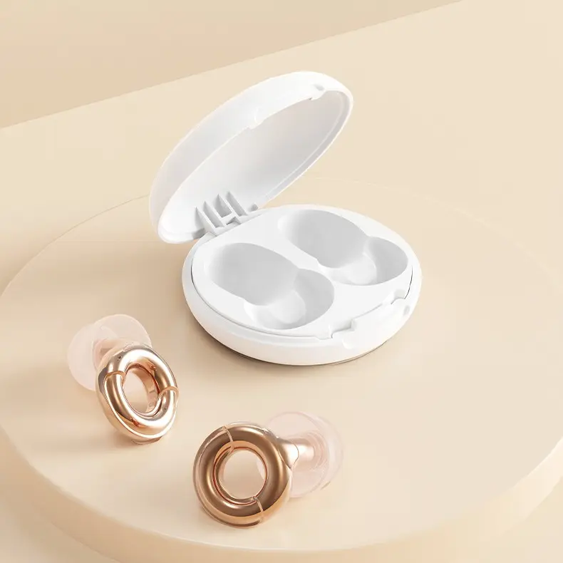 1 Pair of ring-shaped, youthful, uniquely designed Earplug, Live Music & Events,Stylish 17 dB Noise Filtering with CertifiedHearing Protection, 1 Pair  ear buds + Case,Christmas, Valentine's Day gifts for your  side sleeper girlfriend