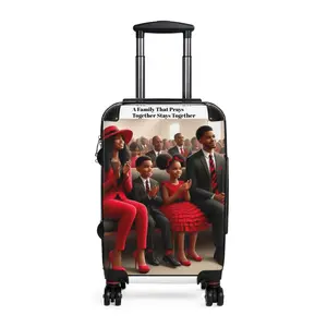 “A family that pray together stays together” Suitcase