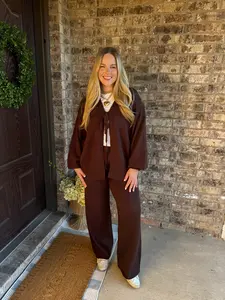 Dark Mocha Cardigan Set