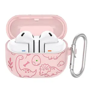 Creative Print Earphone Protective Cover For Samsung Galaxy Buds 3 Soft Silicone Headphone Case For Galaxy Buds 3 Pro