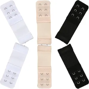 6 Pack Bra Strap Extenders for Women – Elastic Bra Extension Set in Skin, White & Black – Adjustable Comfort Bra Band Extender for Everyday Wear