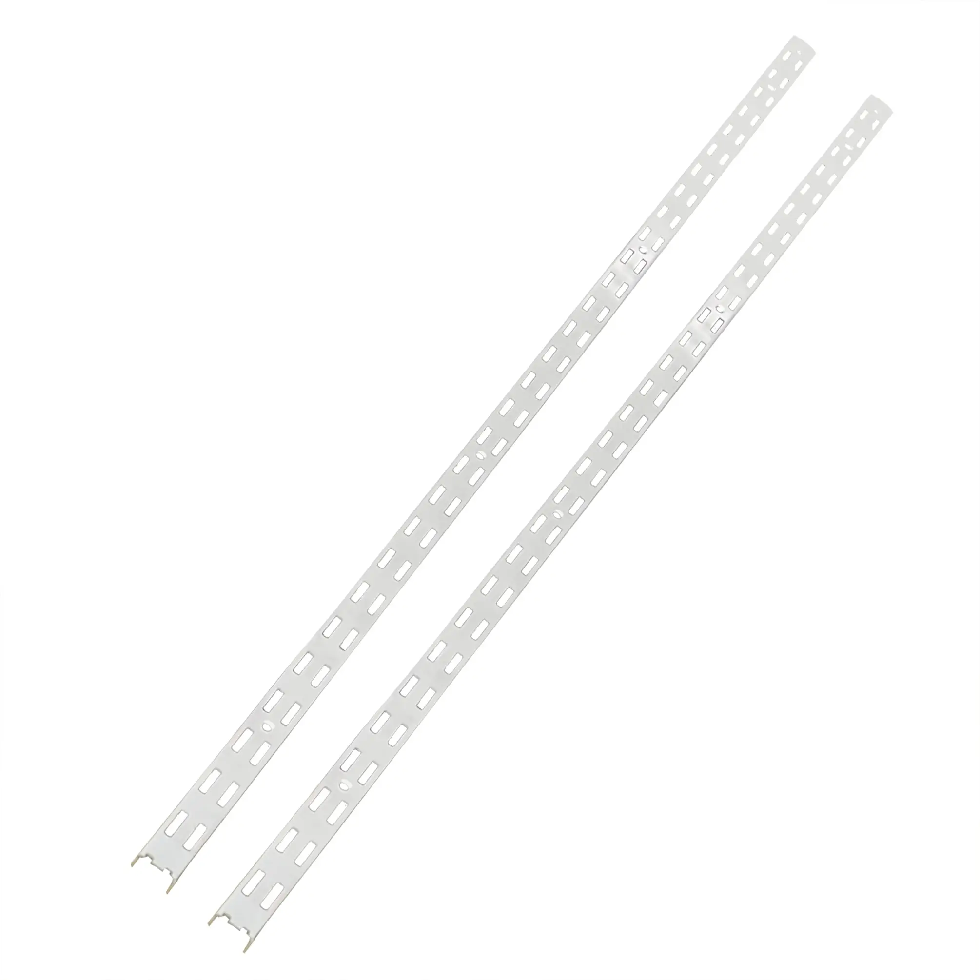 2PK Dual Track Upright Wall Shelving Dual Shelf Tracks Shelving System 18764A-2 Column Standard