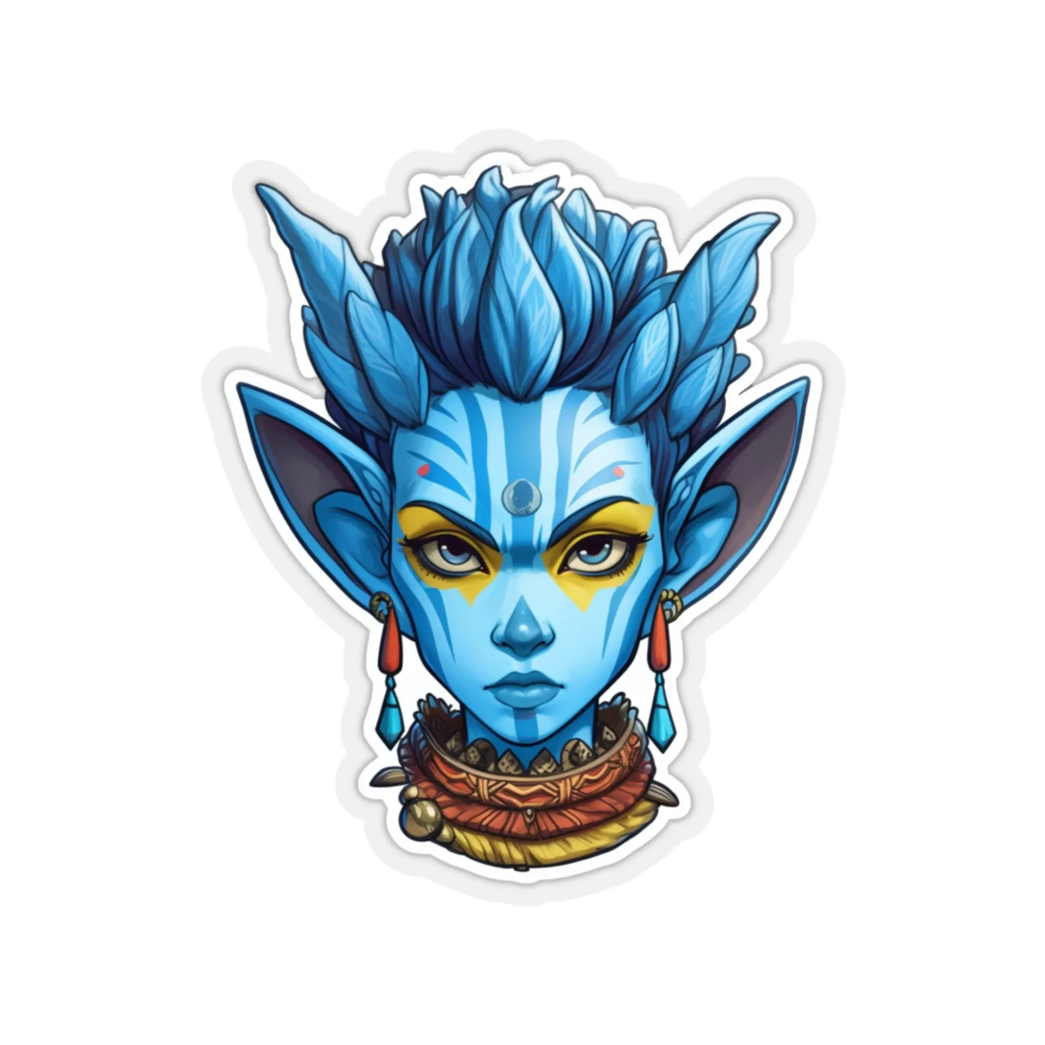 Blue Huntress Sticker