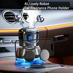 Car Fragrance Diffuser, Dashboard Phone Holder, Car Perfume Decorative Item, Lxs-05a Model, Liquid Form, Guangdong Province Origin