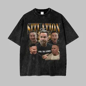 The Situation Jersey Shore Bootleg Rap Shirt, Jersey Shore Homage Shirt, Vintage Movie Shirt, Movie Fan Gift, Reality TV Lovers