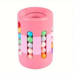 1 PC Magic Cube, Fun Puzzle Toy, Pen Holder with Spinner, Magic Bean Function, and Challenge Game Suitable for Holiday Gift