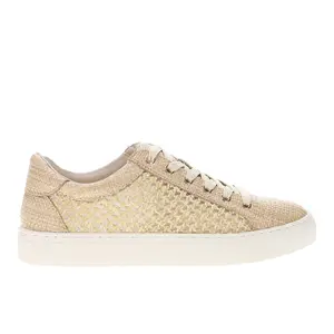 Corkys Womens Keep Scrolling Lace Up Sneakers Shoes Casual - Beige
