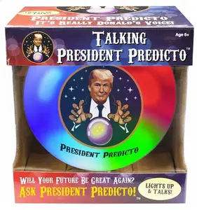 Talking President Predicto - Donald Fortune Teller Ball - Lights Up & Talks - Ask YES or NO Question & Trump Speaks The Answer - Like a Next Generation Magic 8 Ball – Unique Funny Gifts for Men