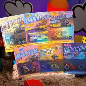 Magic the Gathering Secret Lair Drop: Aether Drifters - Traditional Foil Edition - Secret Lair Drop Series (SLD) - Includes 1x Foil Reversible Parhelion II, Mechtitan Core, Peacewalker, Reckoner, Copter & Token