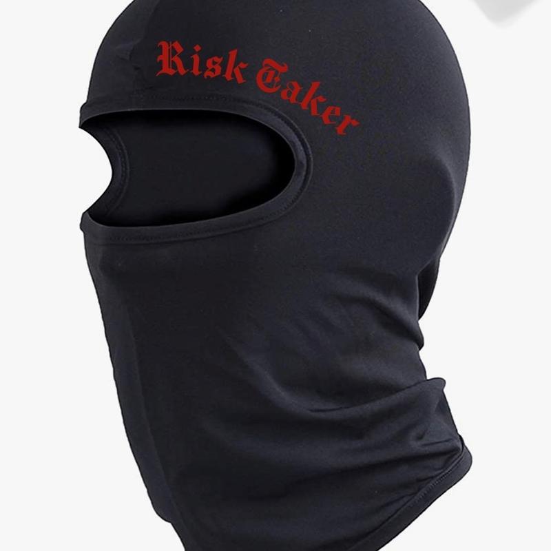 Risk taker custom shiesty ski mask,unisex and one size Breathable Elastic