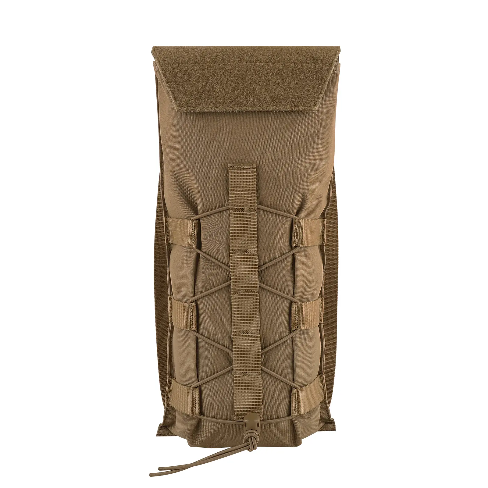 KRYDEX 3L Modular Hydration Pack, Tactical 500D Nylon Water Bladder Pouch for Vest & Chest Harness, MOLLE System Accessories, 15 x 7 Inches, Tactical Gear, Mc, Durability, Tactical Vest