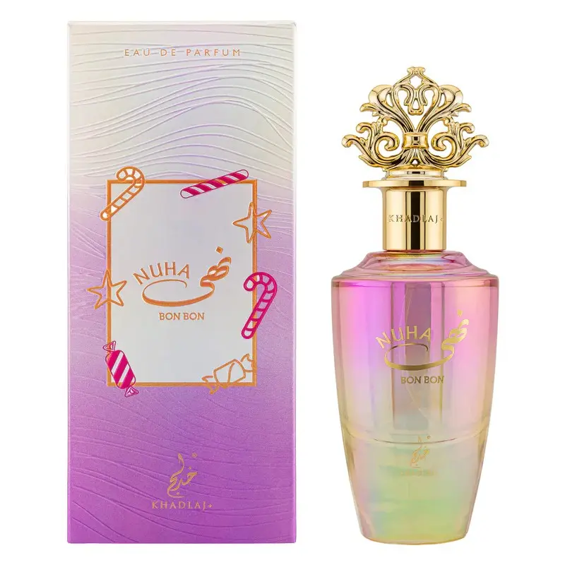 Khadlaj Nuha Bonbon Eau de Parfum Spray for Women 3.4 Ounce
