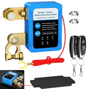 Kill Switch For Car,Truck,RV, 12V 240A Remote Battery Disconnect Switch Smart Voltage Kill Switch, Anti Theft, Prevent Battery Drain