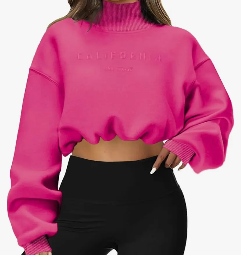 cali crop top sweater