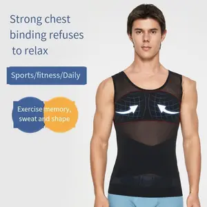 In Stock In StockTighten chest and abdomen, Body shaper, Tighten and shape, Breast binder, Compress belly, Straighten hunchback, Strong upgrade, Full body pressure, Shaping, Tighten belly, Make breasts smaller, Breathable, Men