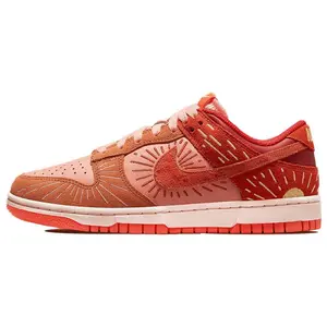 Nike Dunk Low 'Winter Solstice' Women's - Embroidered Winter Sun Design & Suede Overlay - Comfortable & Creative Winter Footwear nike  byou