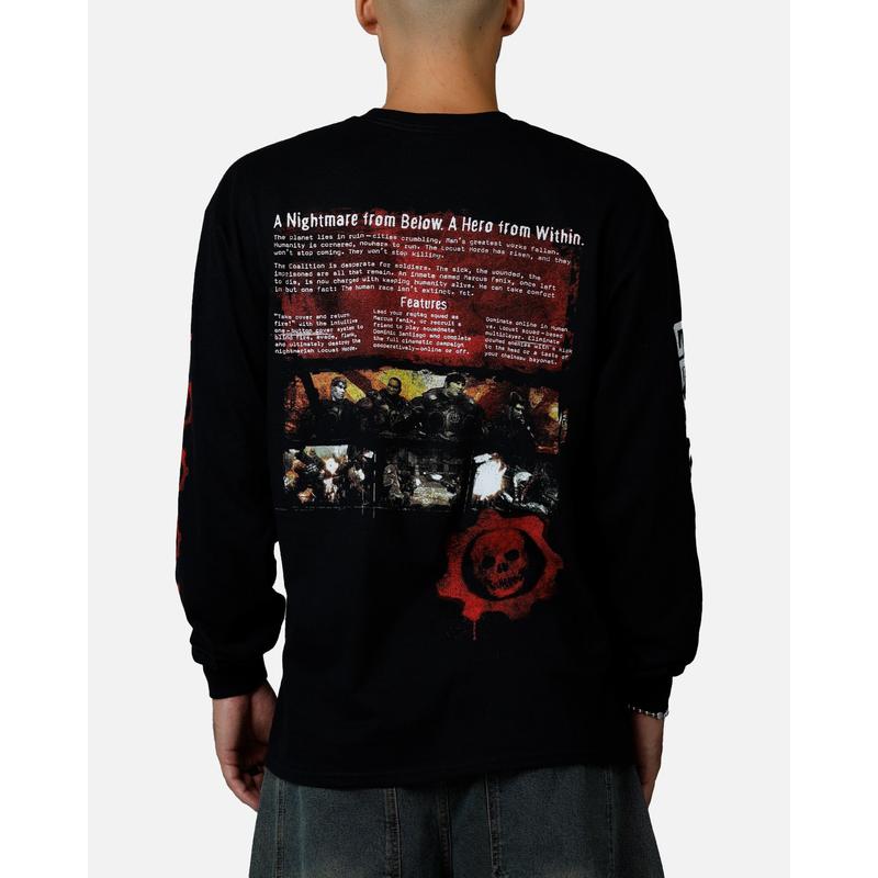 73Studio X Gears Of War Gears Of Wear Long Sleeve T-Shirt Black