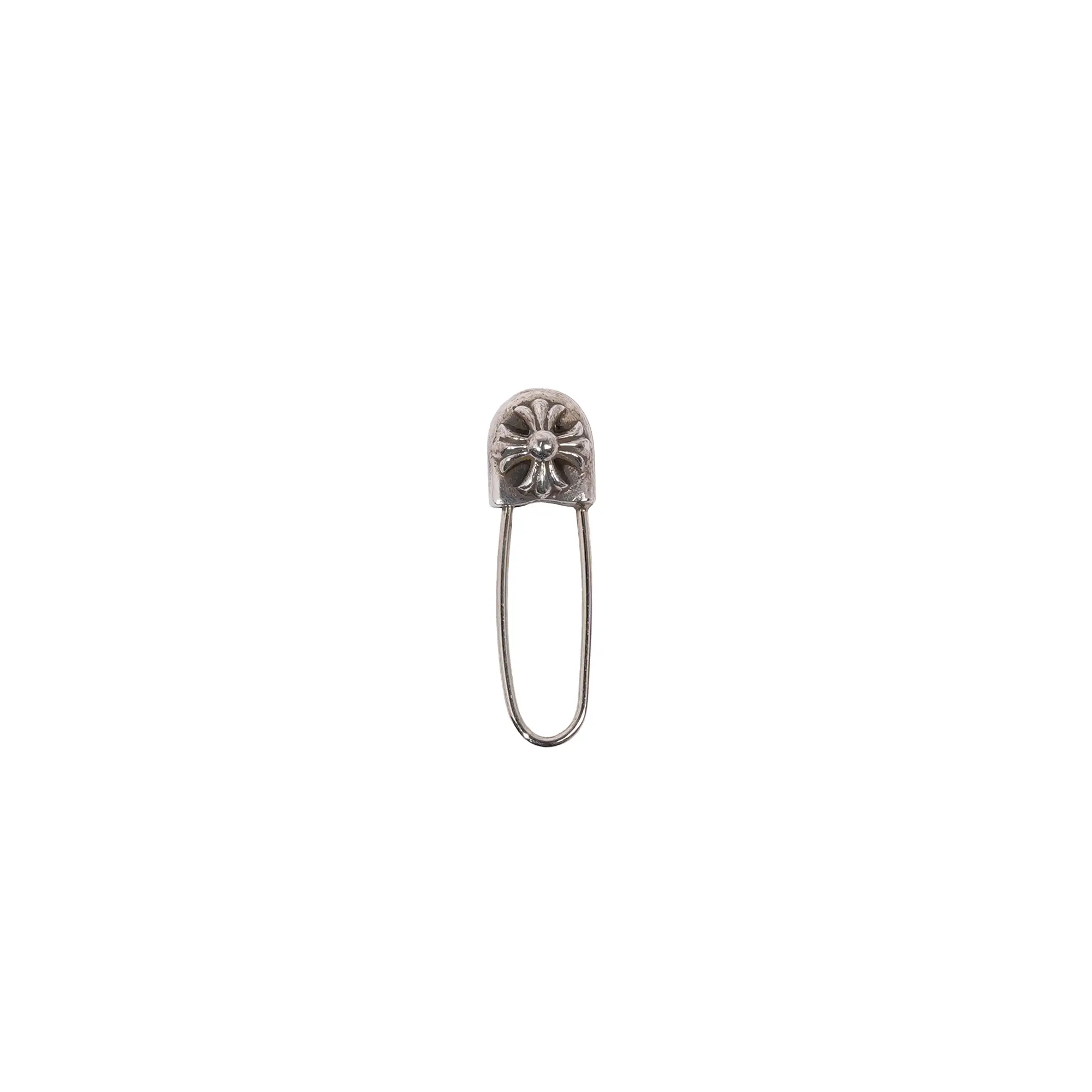 Small Safety Pin Earring "Silver" CHRM0348