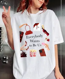 The Devil WearsPrada Everybody Wants to Be Us Iconic Items T-Shirt, That's All Sweatshirt, Sassy Movie Quote, Red Shoe Fashion Top