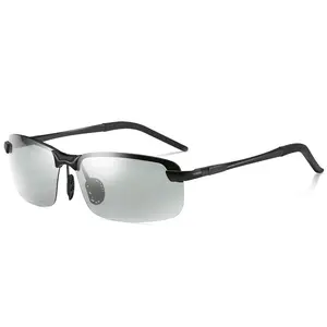 Photochromic Sports Sunglasses with Polarized Lens for Men and Women Outdoor Driving Cycling Fishing 100% UV400 Protection Eyewear Anti Glare Eyeglasses Reduce Eye Fatigue Safety Glasses Shades